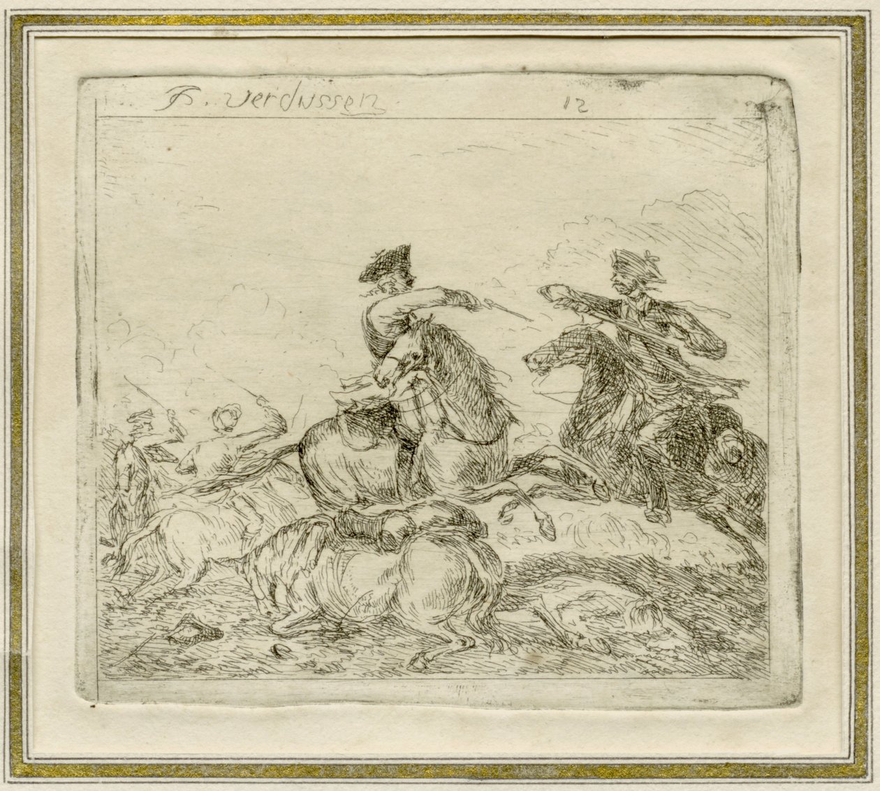 Bataille de cavalerie - Jan Peeter Verdussen