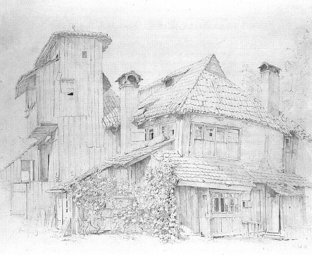 Coin de maisons - Jan Vermeer van Delft