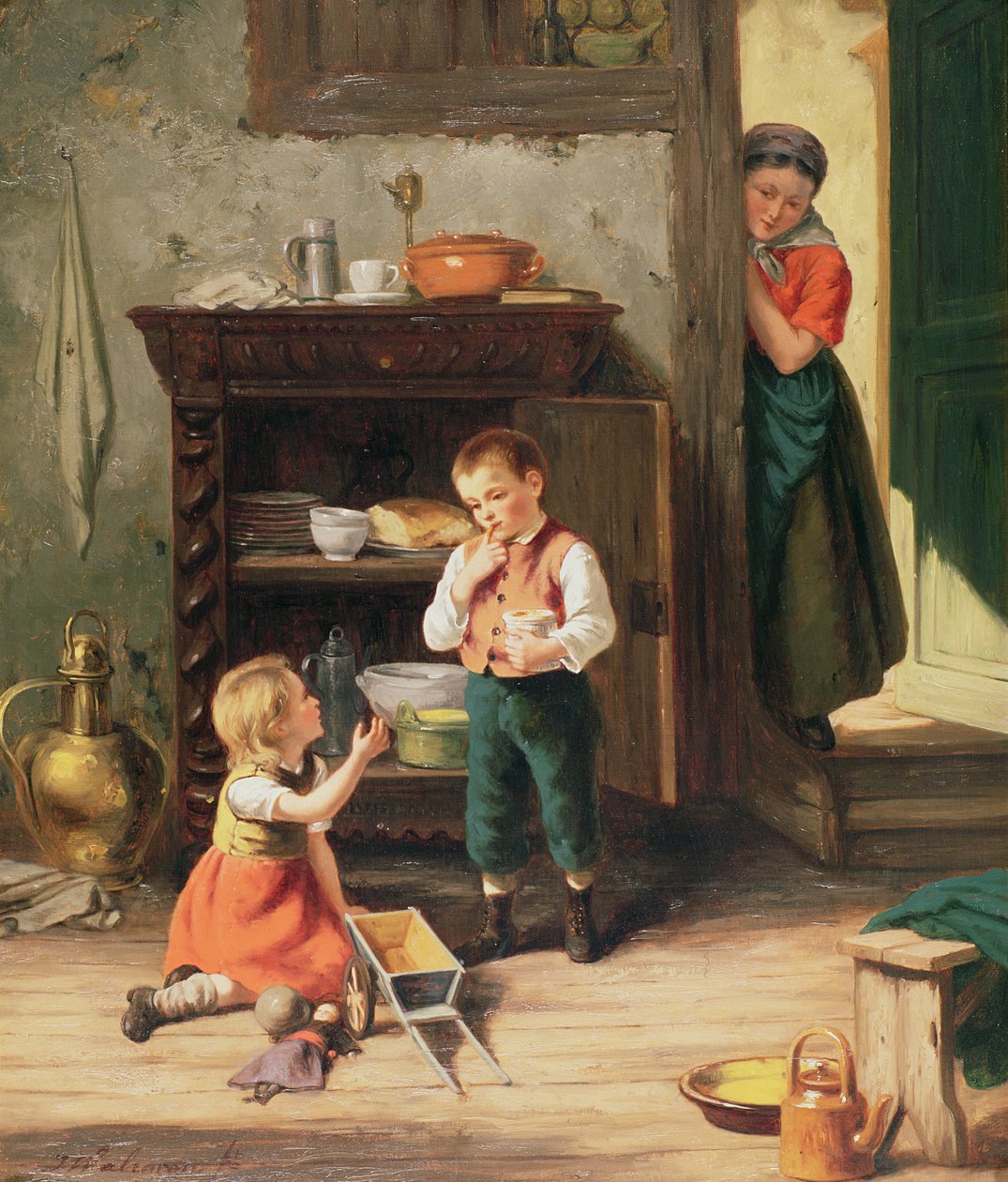 Enfants jouant - Jan Walraven