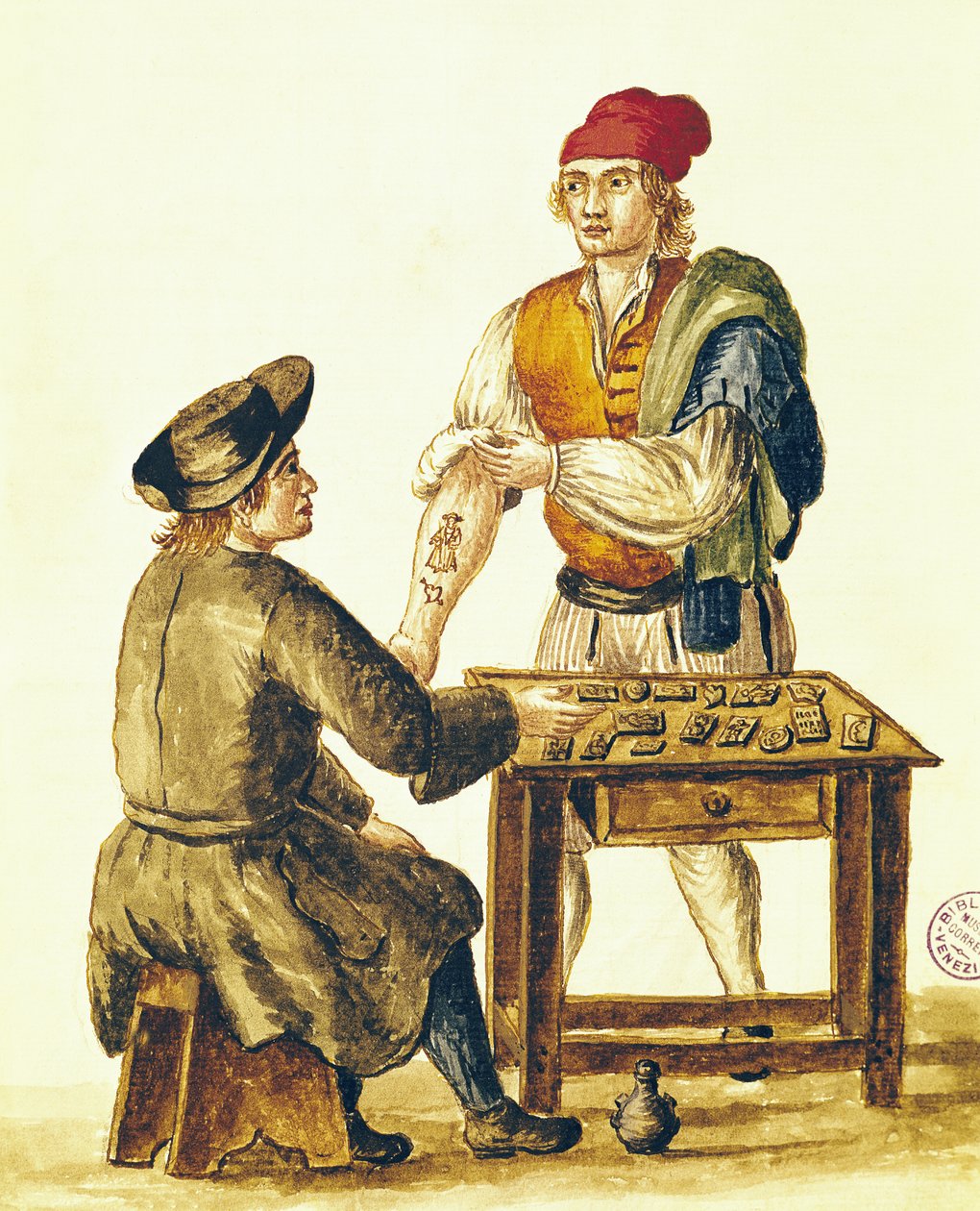 Tatoueur vénitien - Jan van Grevenbroeck