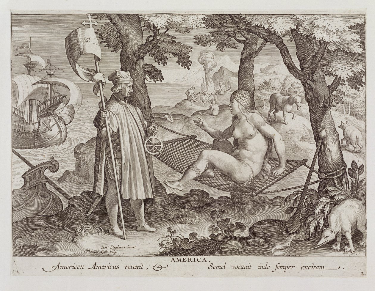 Christophe Colomb découvrant l
