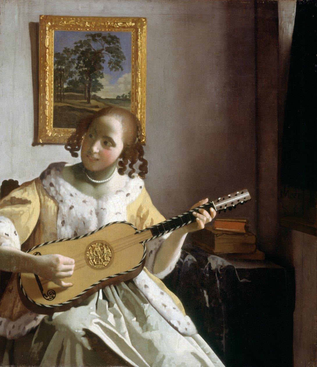 La joueuse de guitare - Jan Vermeer van Delft