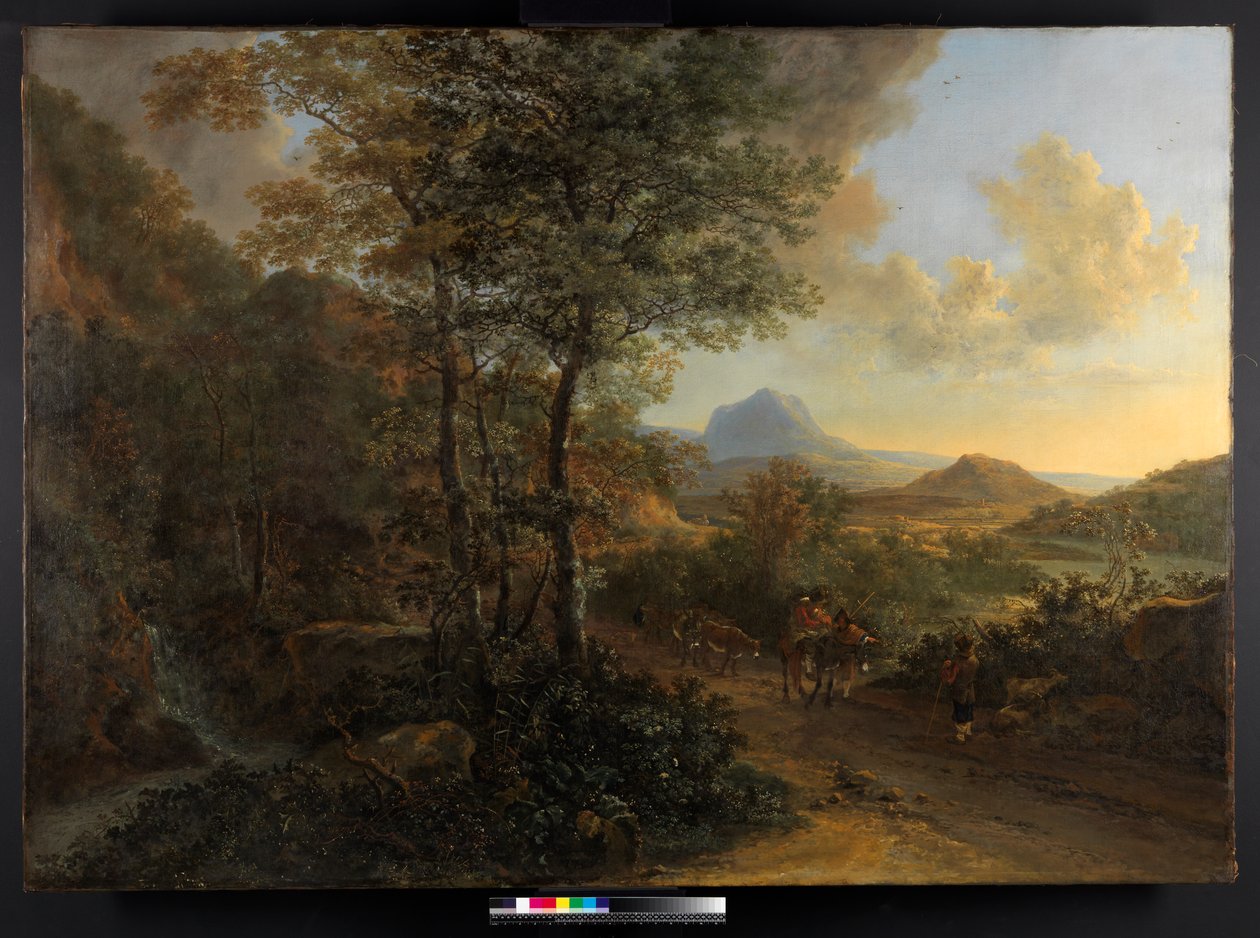 Paysage italien, avec Monte Socrate, 1635-1641 - Jan Dirksz Both