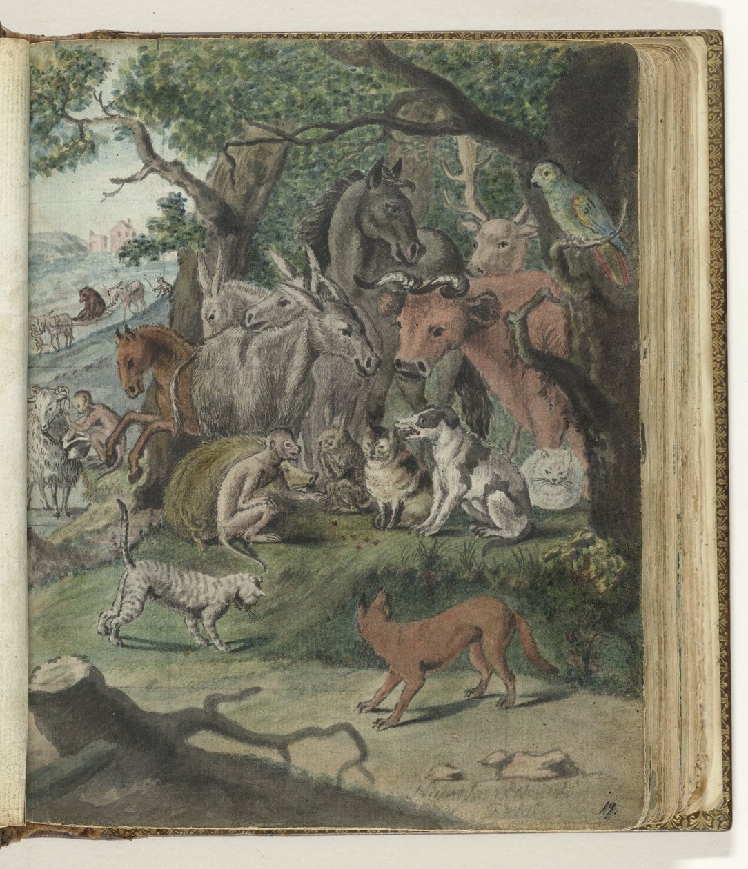 Animaux jouant aux dés - Jan Brandes