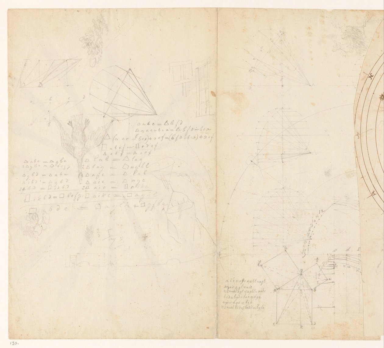 Papier brouillon avec mathématiques et croquis - Jan Brandes