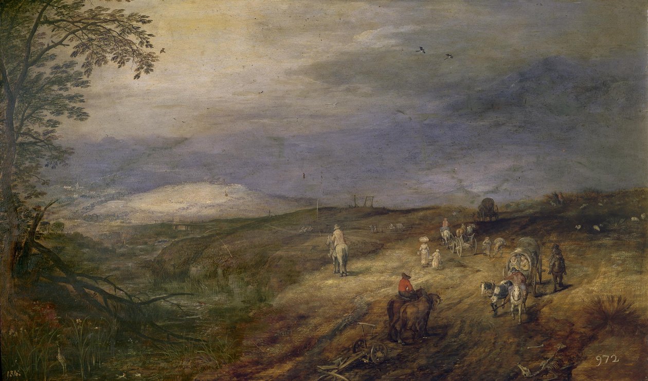 Route forestière - Jan Brueghel the Elder