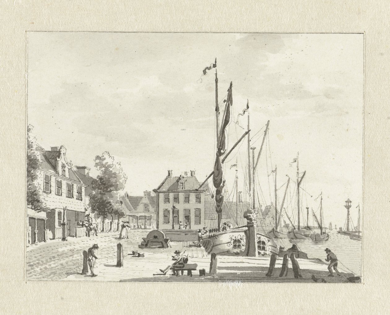 Vue à De Lemmer (?) - Jan Bulthuis