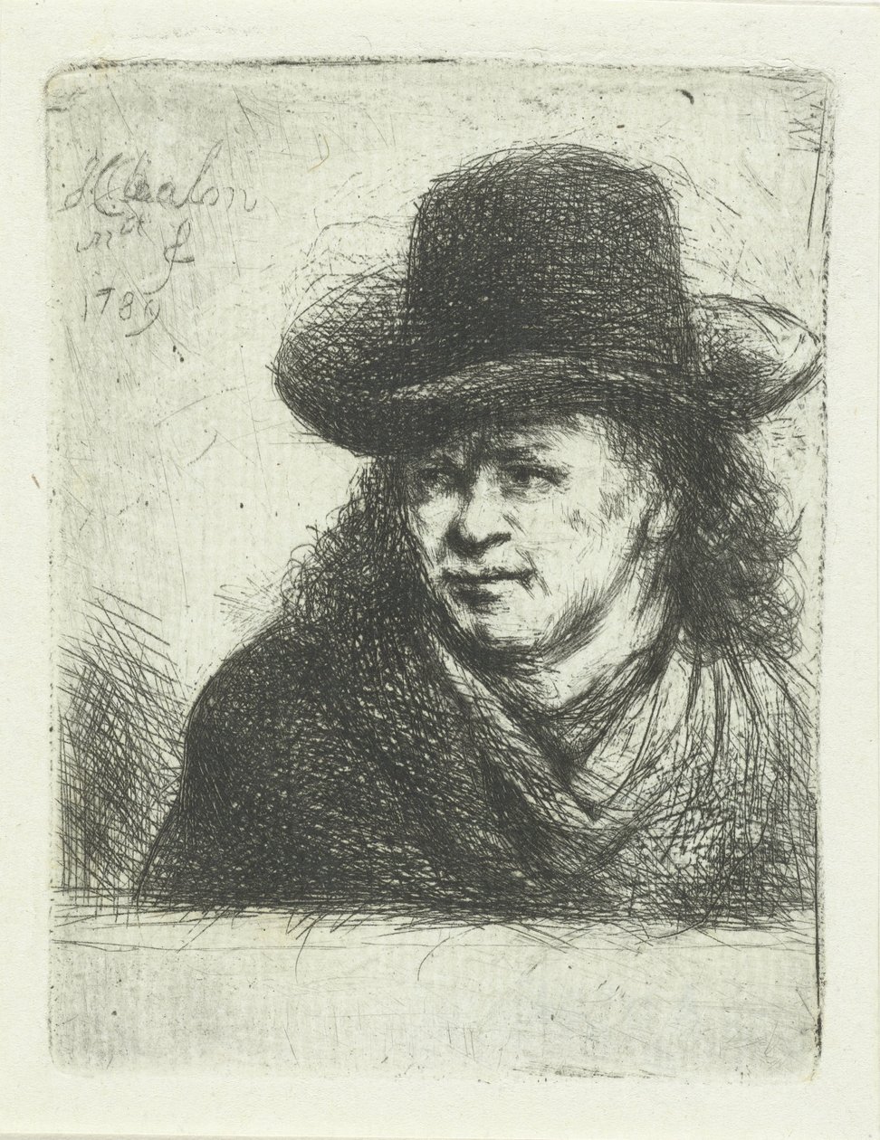Homme avec un chapeau - Jan Chalon