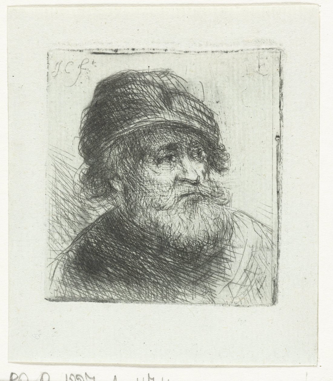 Vieil homme avec turban - Jan Chalon