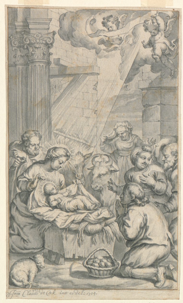 Adoration des bergers - Jan Claudius de Cock