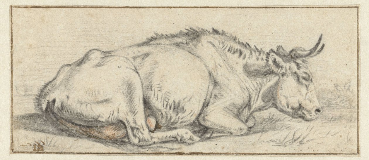 Vache couchée - Jan Dasveldt