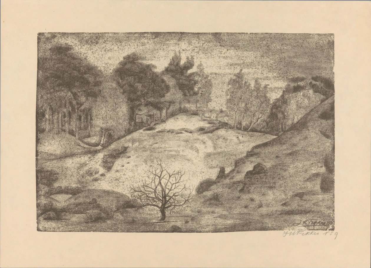 Bruyère à Laren - Jan Fekkes (signed by artist)