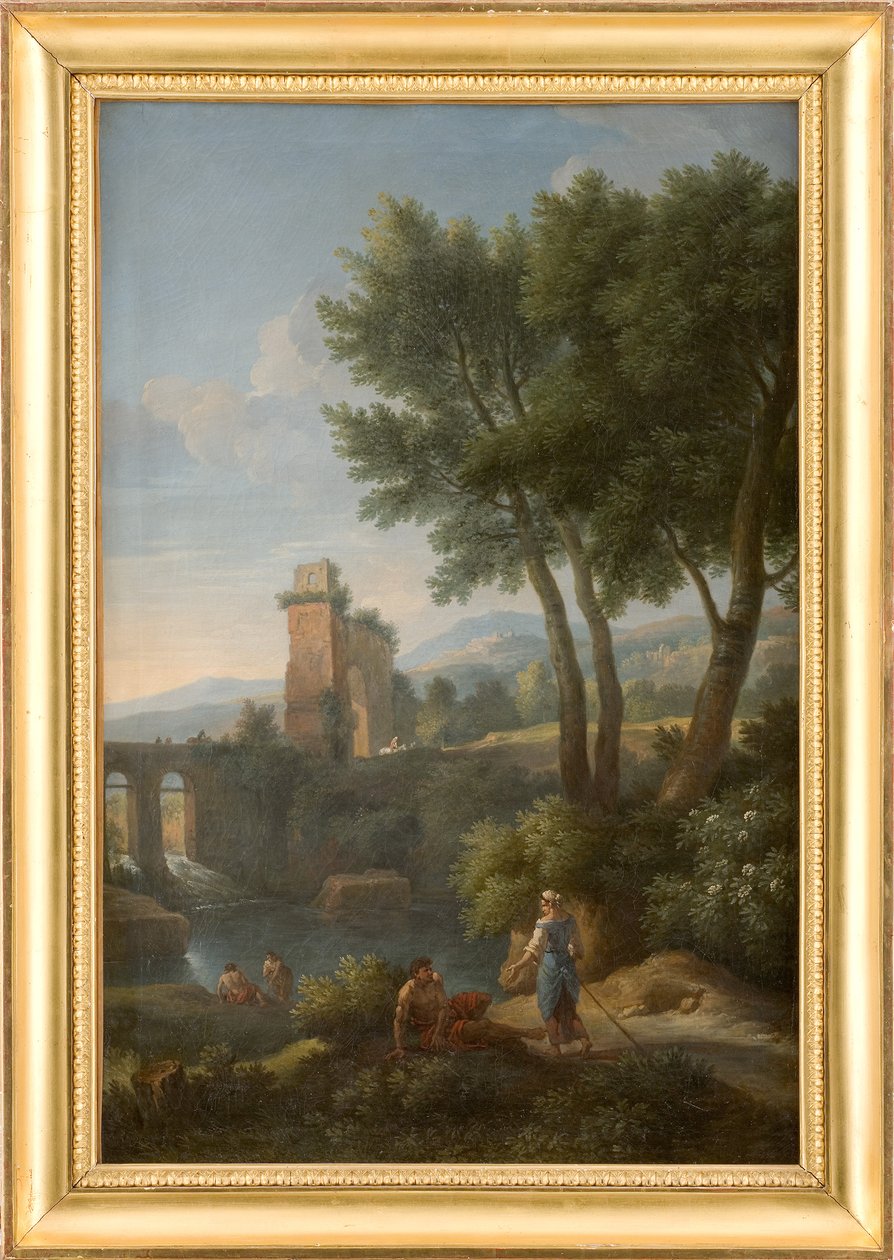 Paysage au pont - Jan Frans van Bloemen