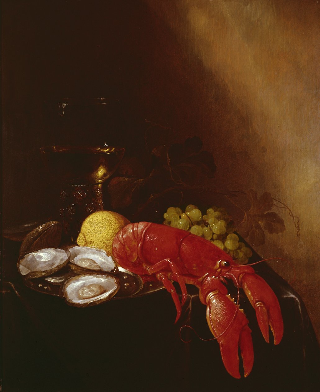 Nature morte avec homard - Jan Frans van Son