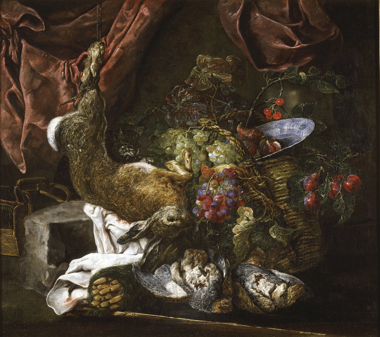 Nature morte avec gibier et fruits, 1641-61 - Jan Fyt