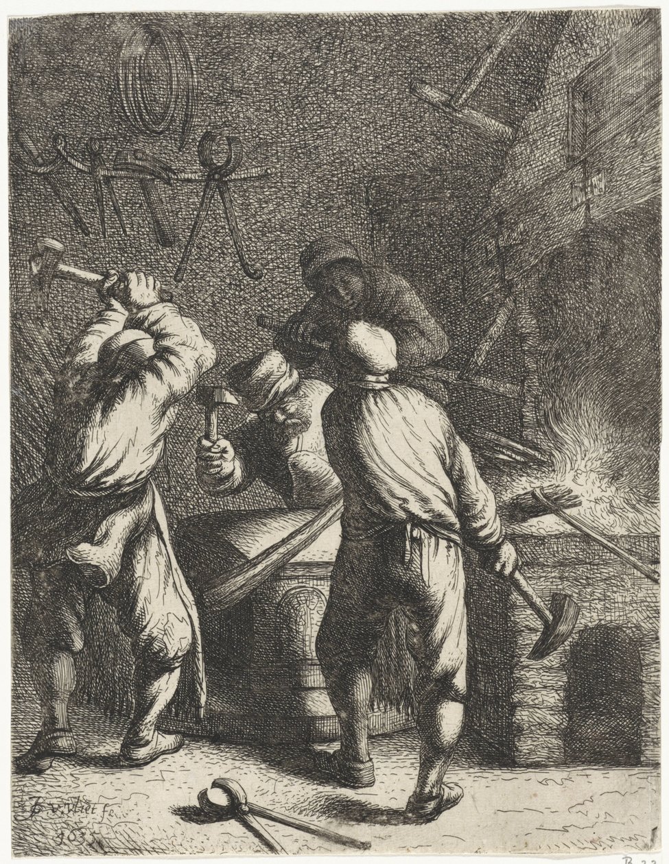 Forgerons (Métiers) - Jan Gillisz. van Vliet