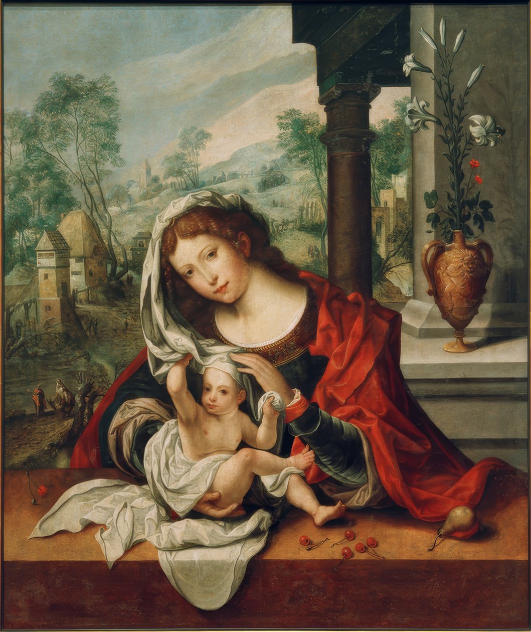 Madone au voile - Jan Gossaert