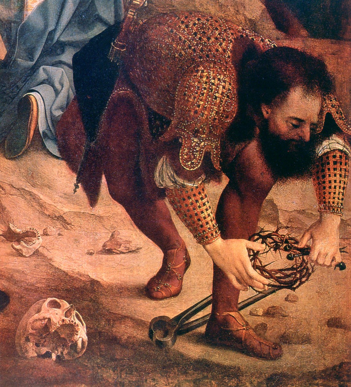 La Descente de Croix (détail) - Jan Gossaert