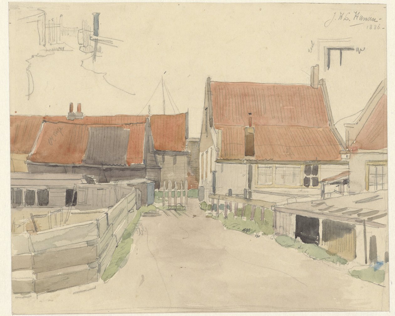 Maisons dans le quartier Vinkenbuurt, Amsterdam - Jan H.L. Hanau