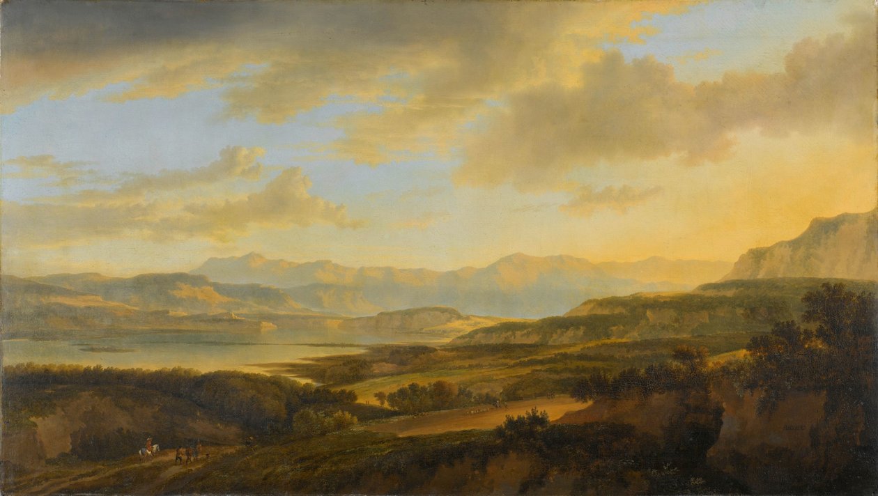 Le lac de Zurich - Jan Hackaert