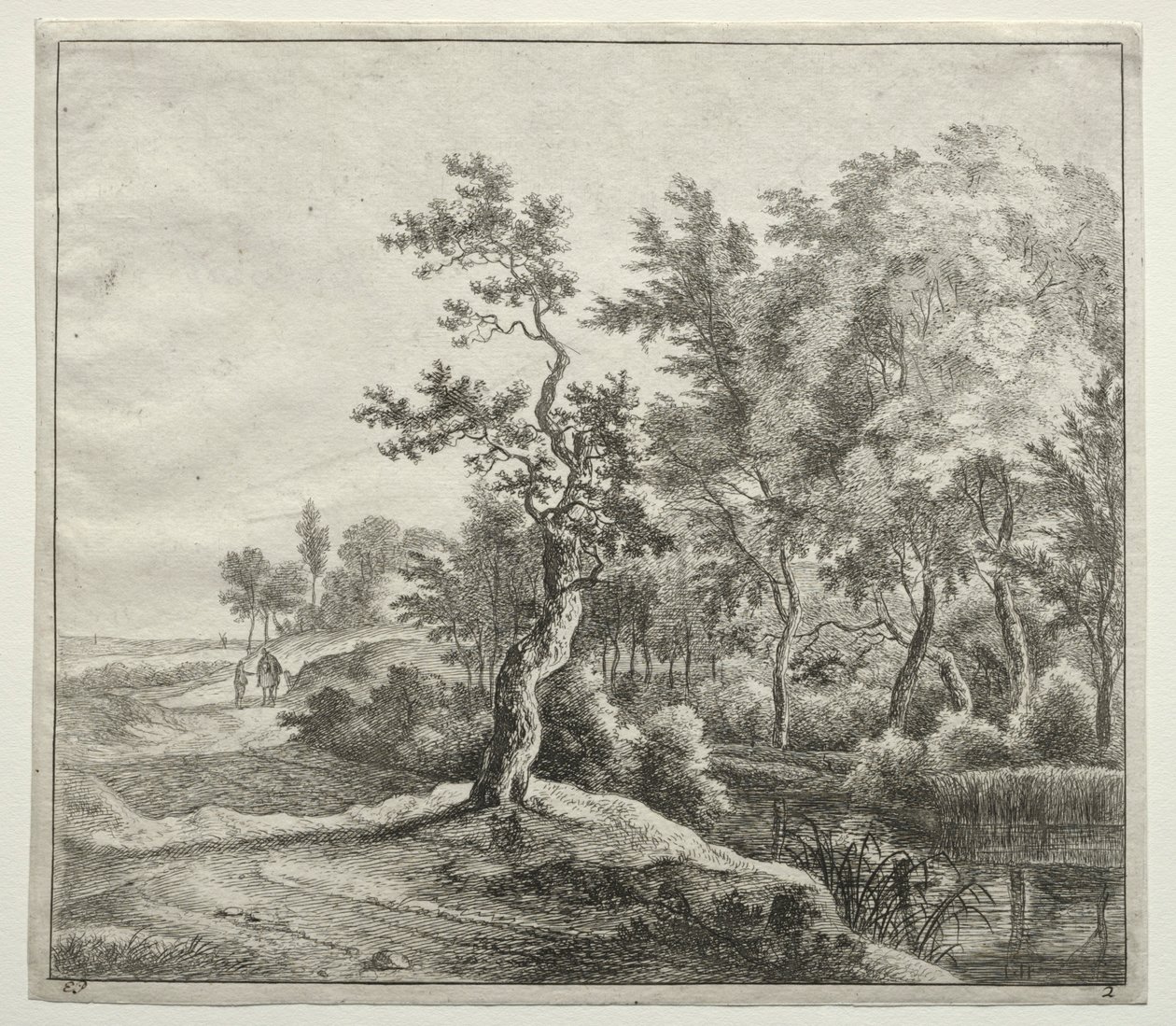 La route de la Serpentine - Jan Hackaert