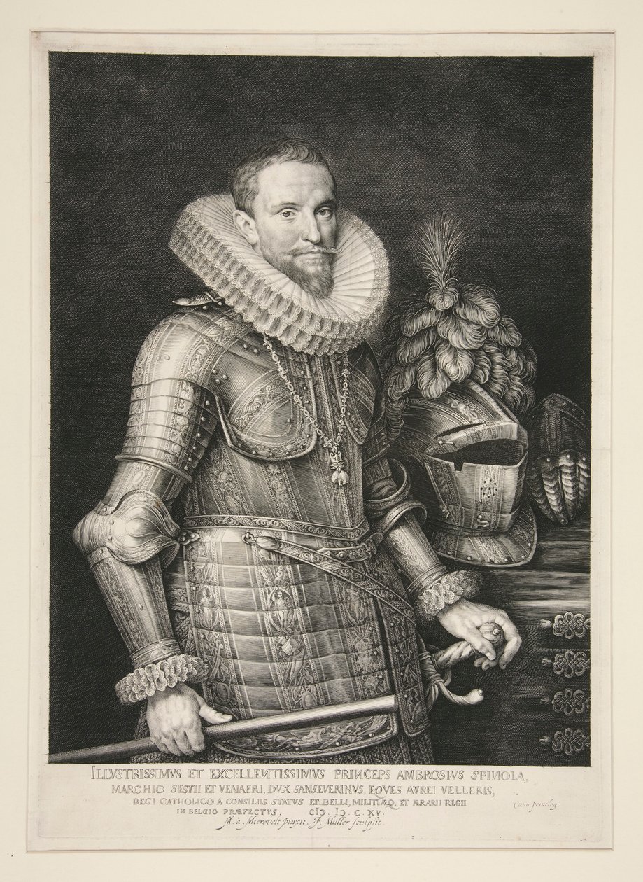 Ambrogio, marquis de Spinola (1569-1630) - Jan Harmensz. Muller