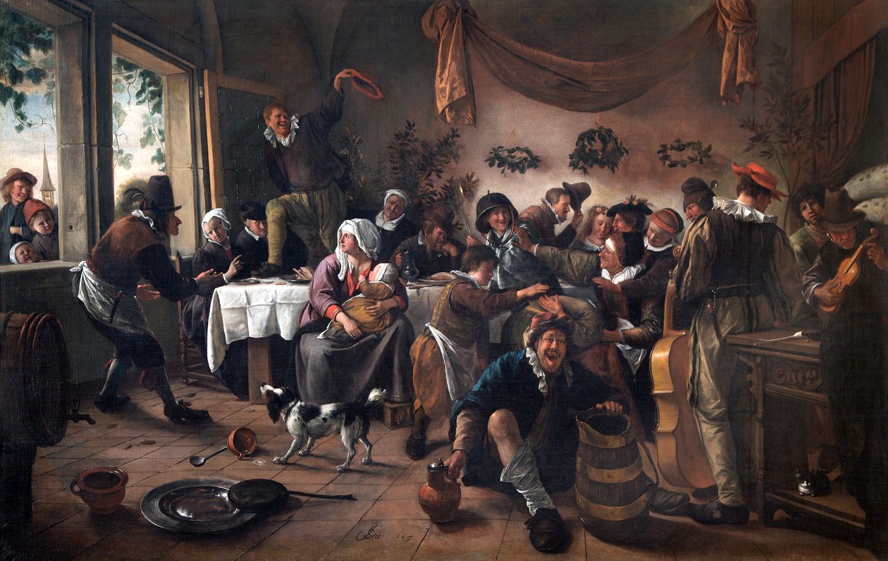 Une fête de mariage - Jan Havicksz. Steen