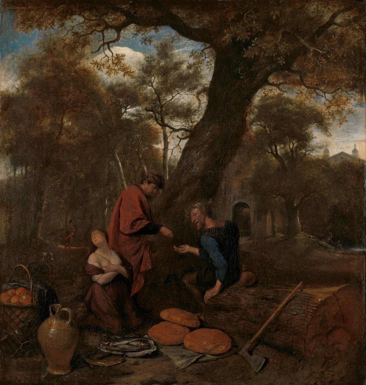 Erysichthon vendant sa fille - Jan Havicksz. Steen