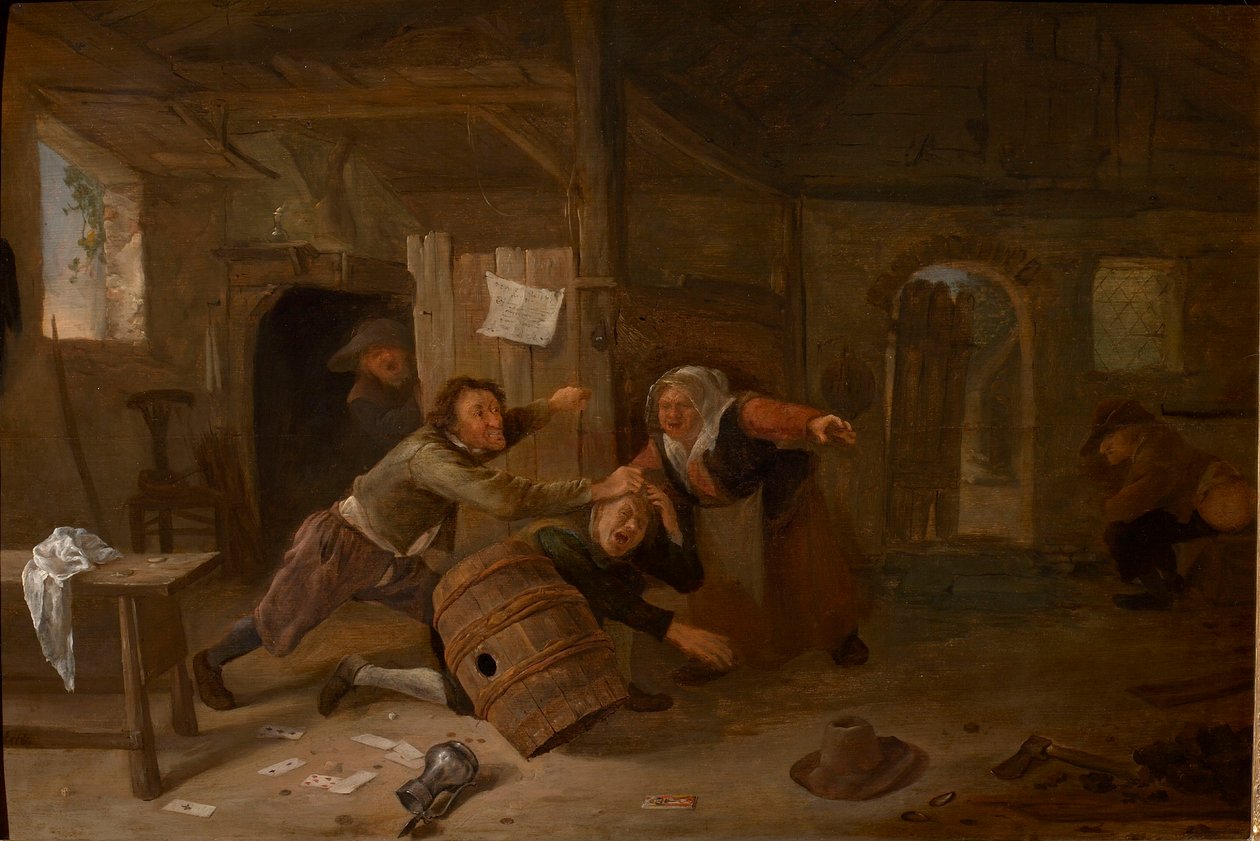 Paysans combattants, avant 1678 - Jan Havicksz Steen
