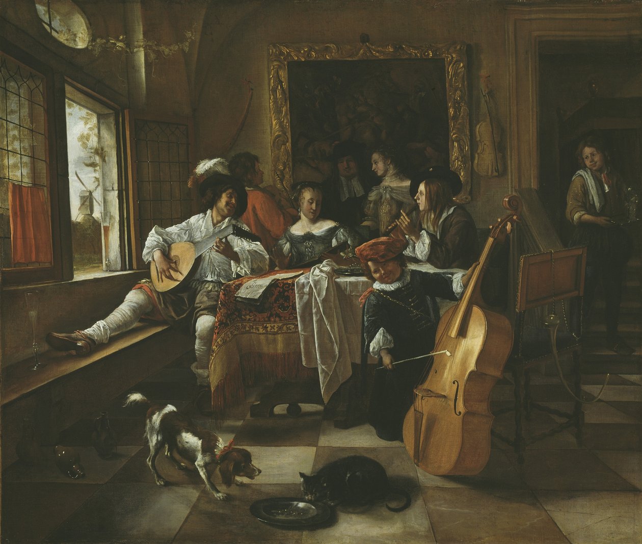 Le Concert de famille, 1666 - Jan Havicksz. Steen