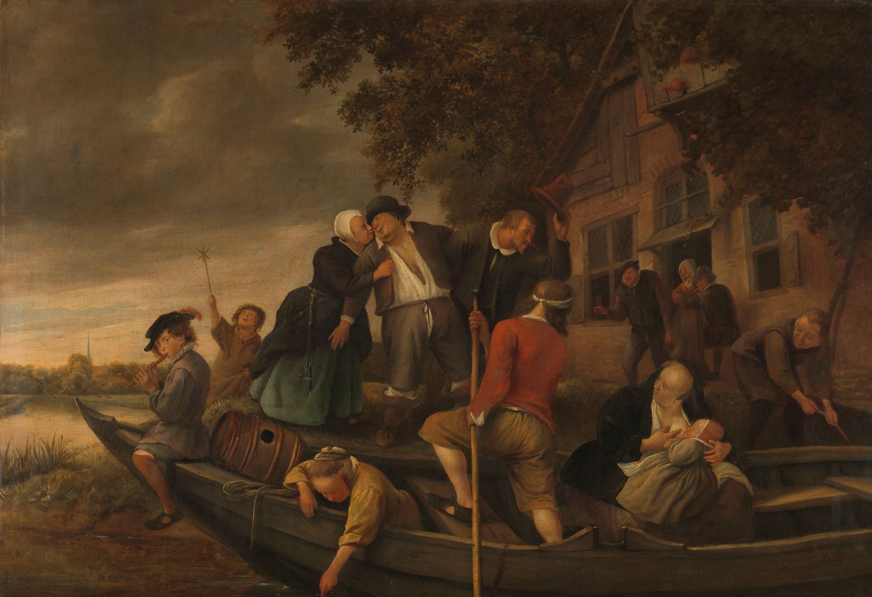 Le retour joyeux à la maison - Jan Havicksz. Steen
