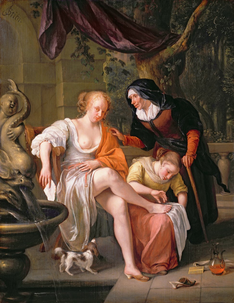 Bethsabée après le bain - Jan Havickszoon Steen