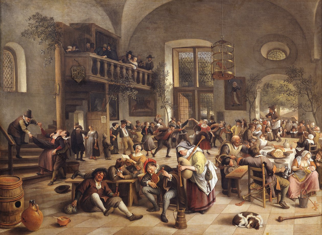 Festin dans une auberge - Jan Havickszoon Steen