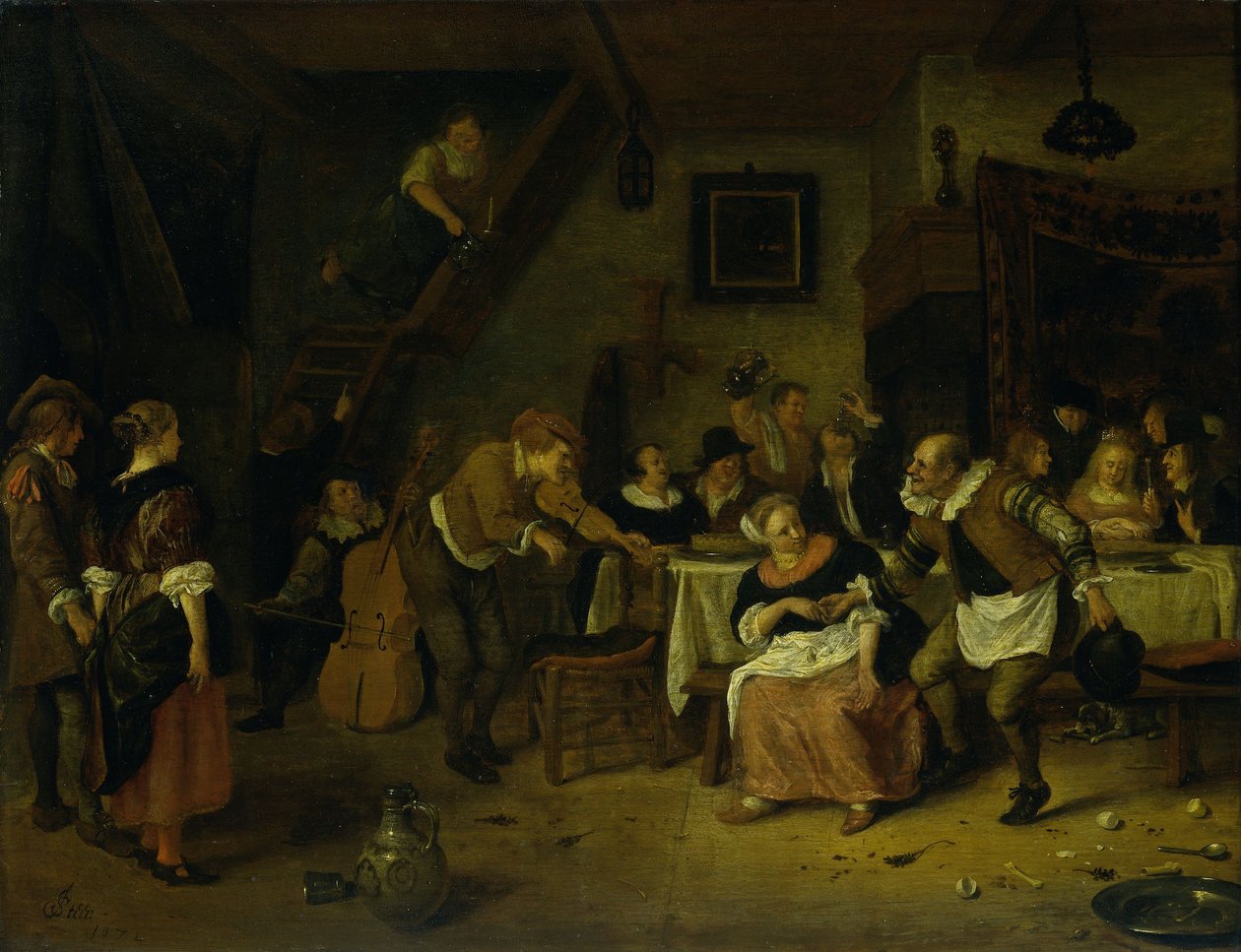 Noces paysannes, 1672 - Jan Havickszoon Steen