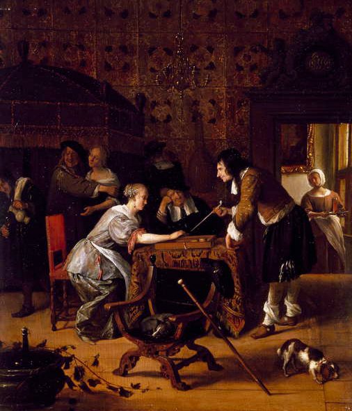 Jouer au Trick-Track, 1667 - Jan Havickszoon Steen