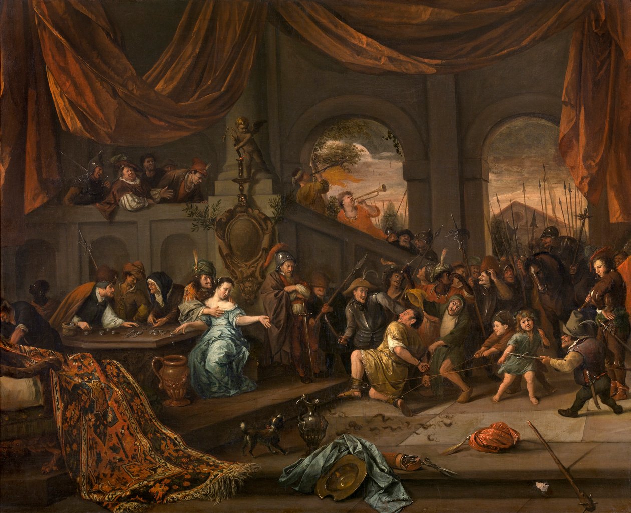 La dérision de Samson, vers 1675 - Jan Havickszoon Steen