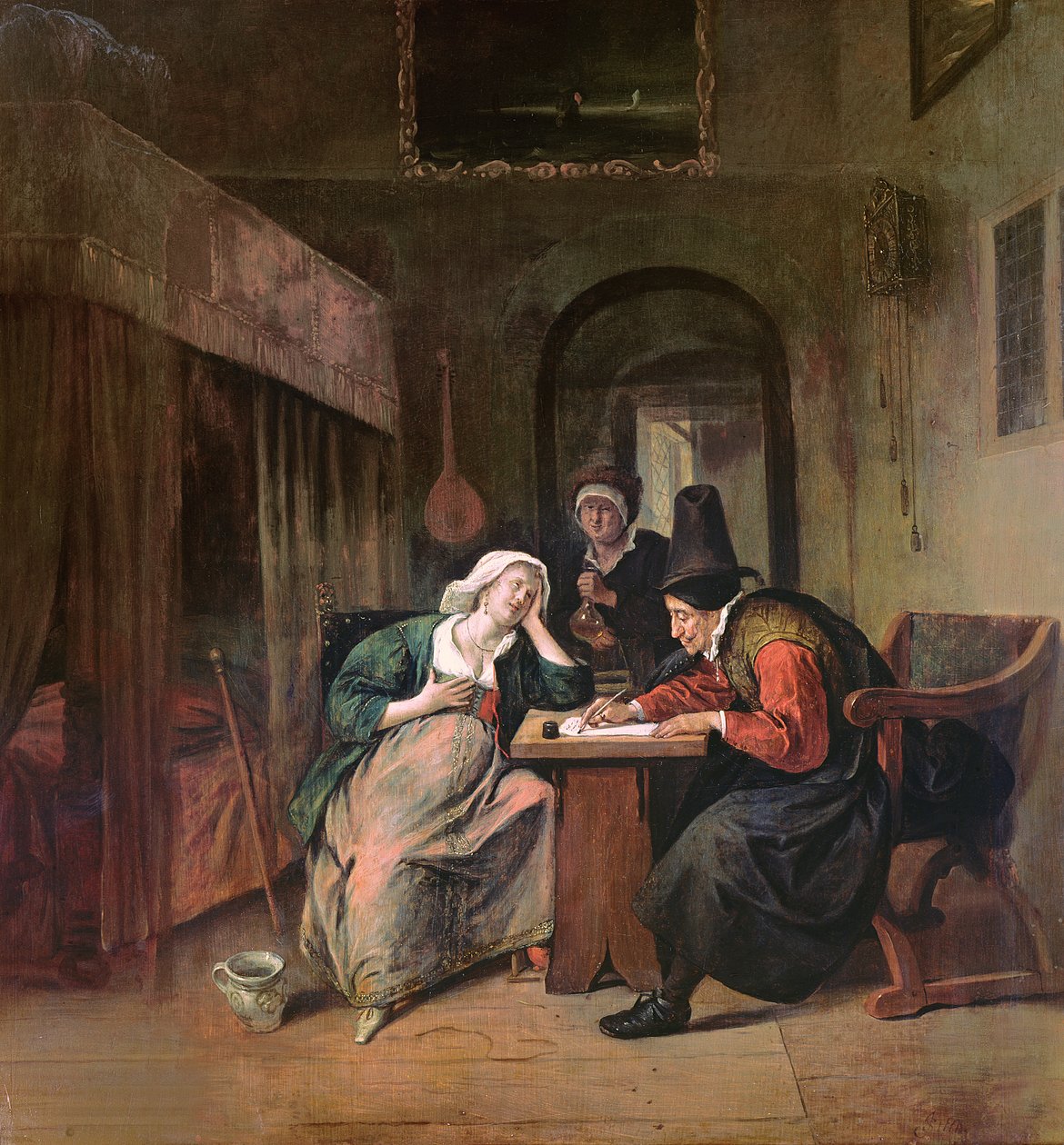 Le patient et le docteur - Jan Havickszoon Steen