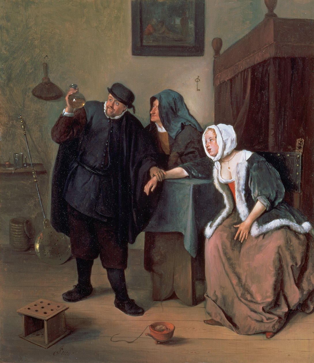 La Visite du médecin - Jan Havickszoon Steen