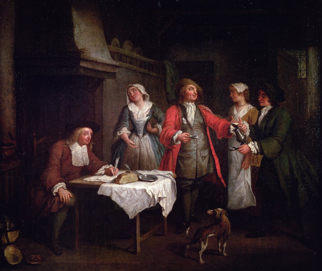 Le contrat de mariage - Jan Josef the Elder Horemans