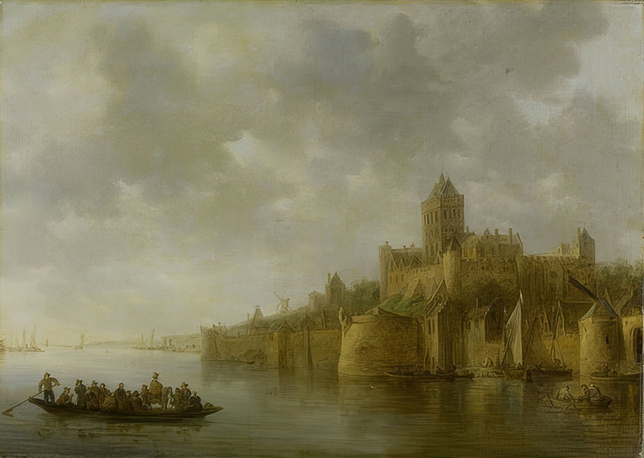 Le Valkhof à Nimègue - Jan Josephsz van Goyen