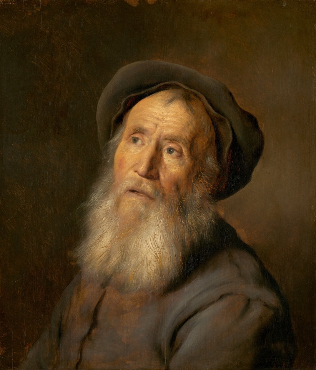 Homme barbu avec un béret, vers 1630 - Jan Lievens