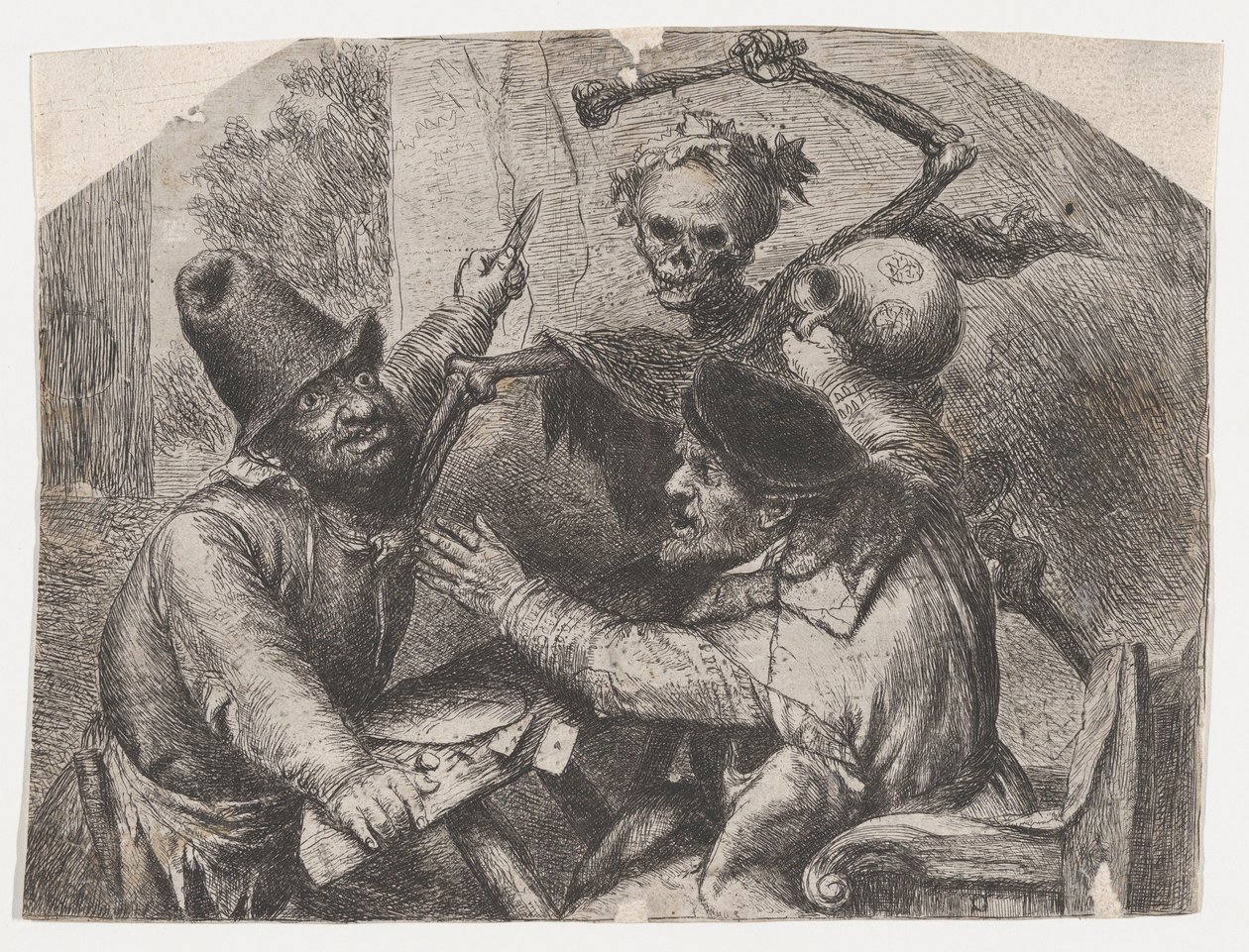 La Mort et les Joueurs de Cartes, 1620-74 - Jan Lievens
