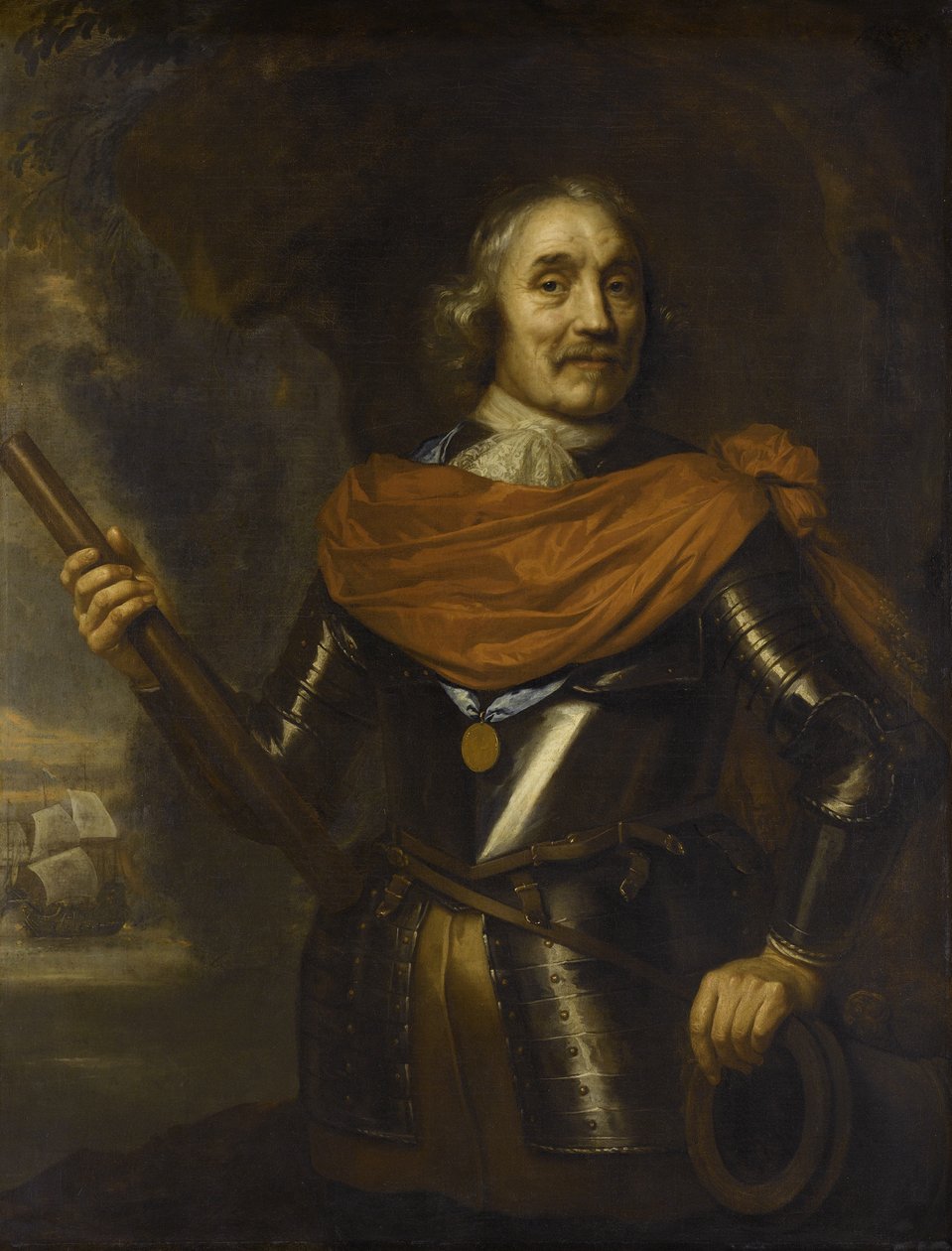 Maarten Harpertszoon Tromp 1597-1653, amiral néerlandais, 1653 - Jan Lievens