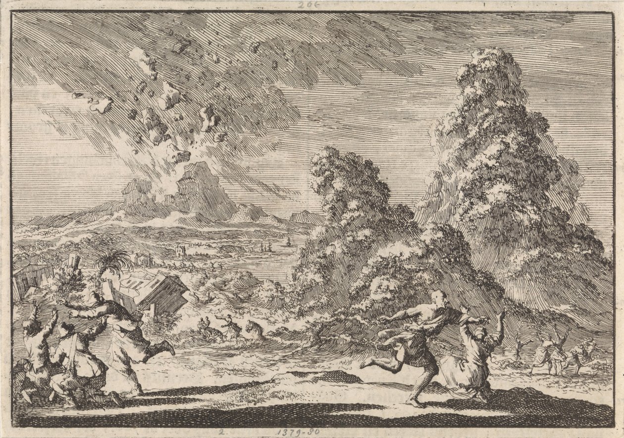 Tremblement de terre à Ambon, 1674 - Jan Luyken