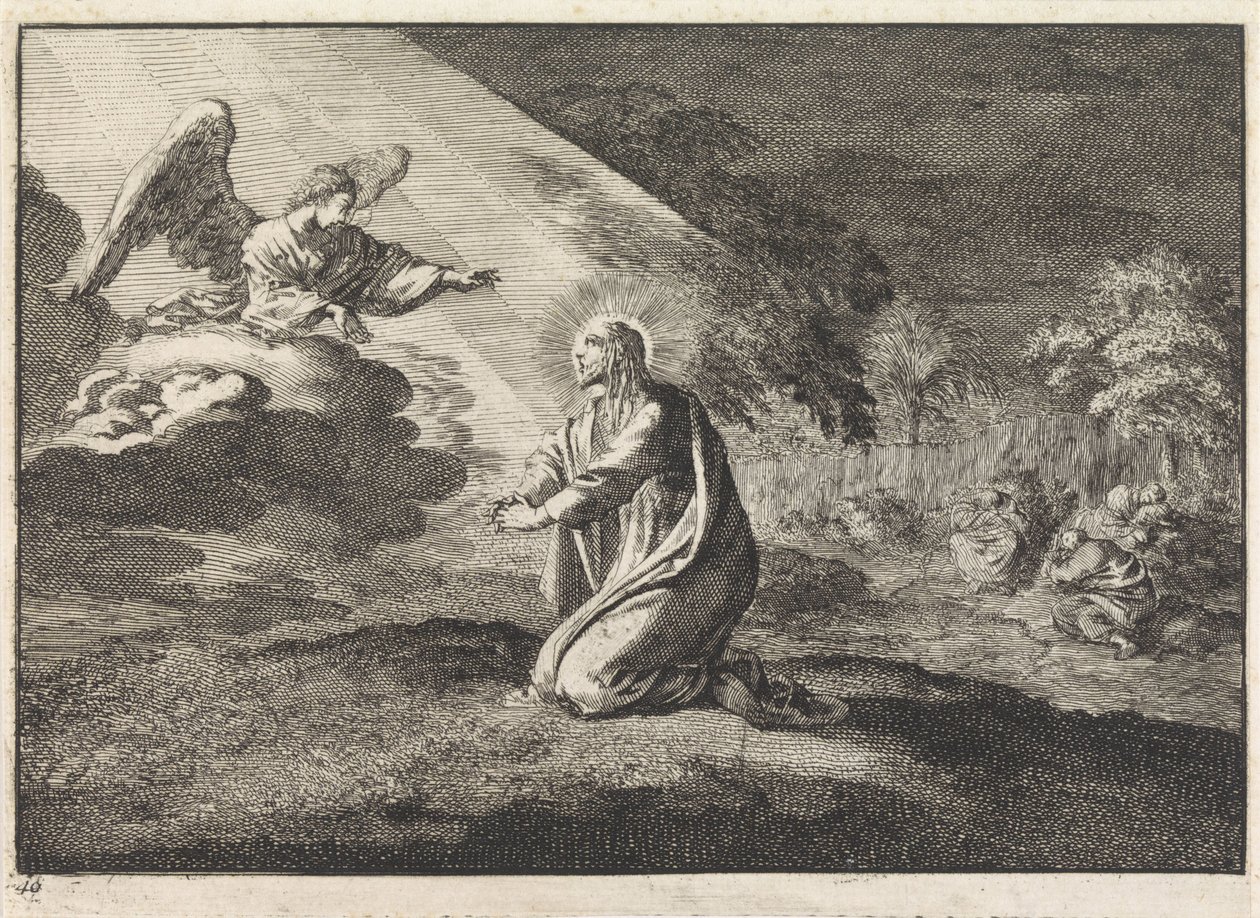 Christ dans le jardin de Gethsémani - Jan Luyken