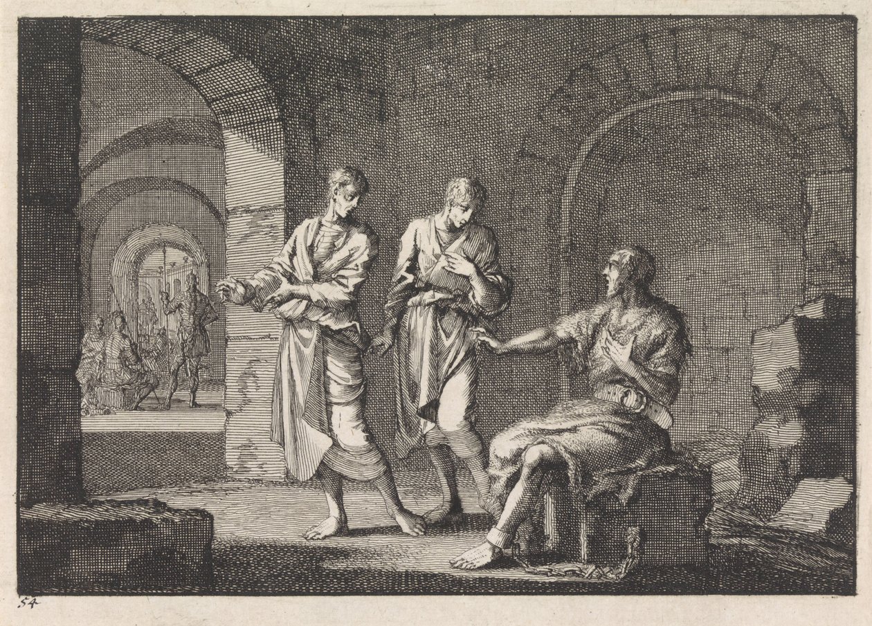 Jean-Baptiste en prison - Jan Luyken