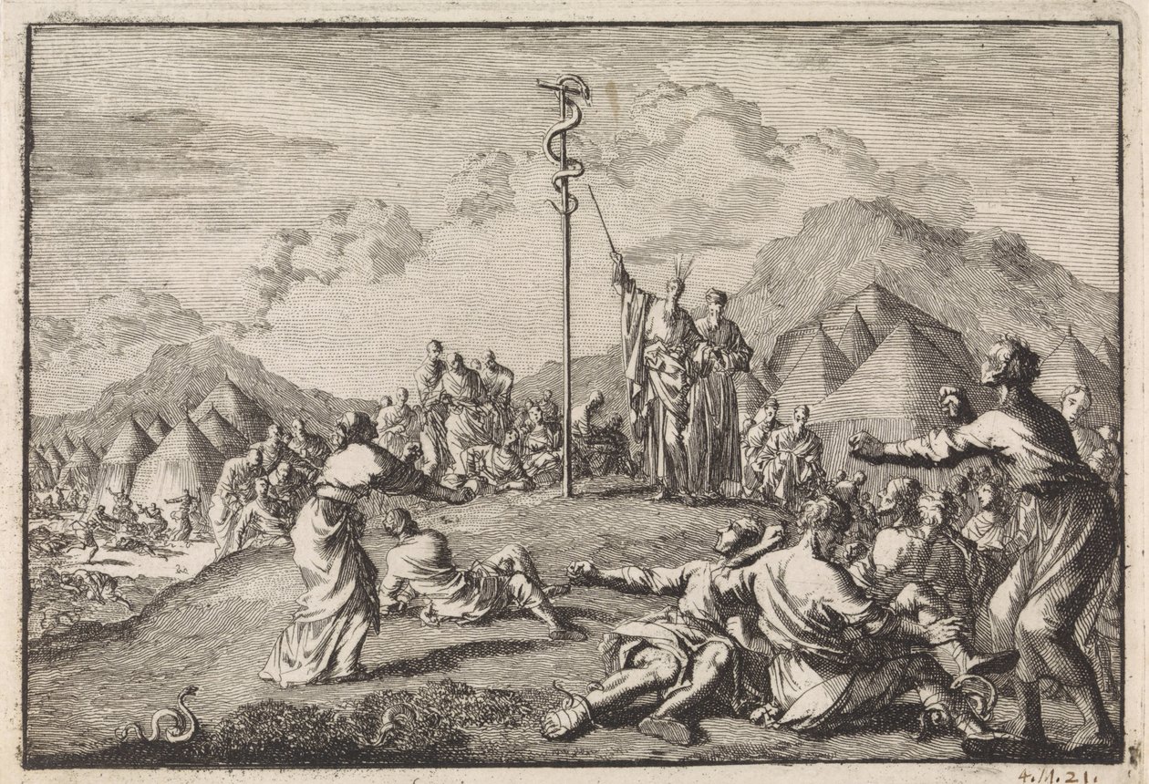 Érection du serpent d