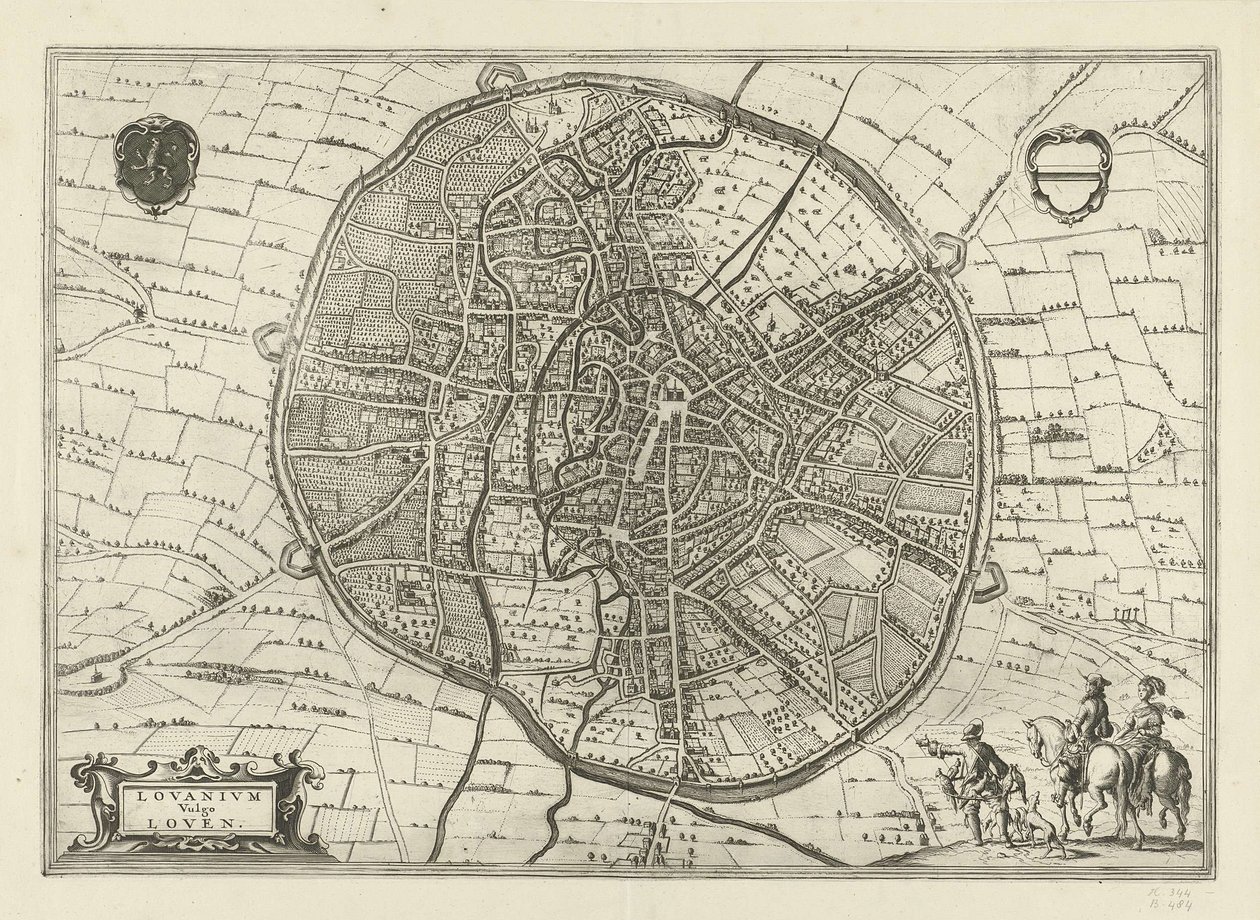 Plan de Louvain, 1581 - Jan Luyken