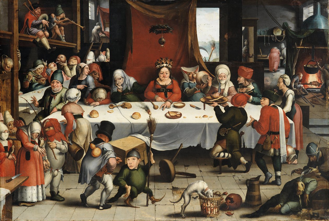 Festin burlesque, vers 1550 - Jan Mandyn