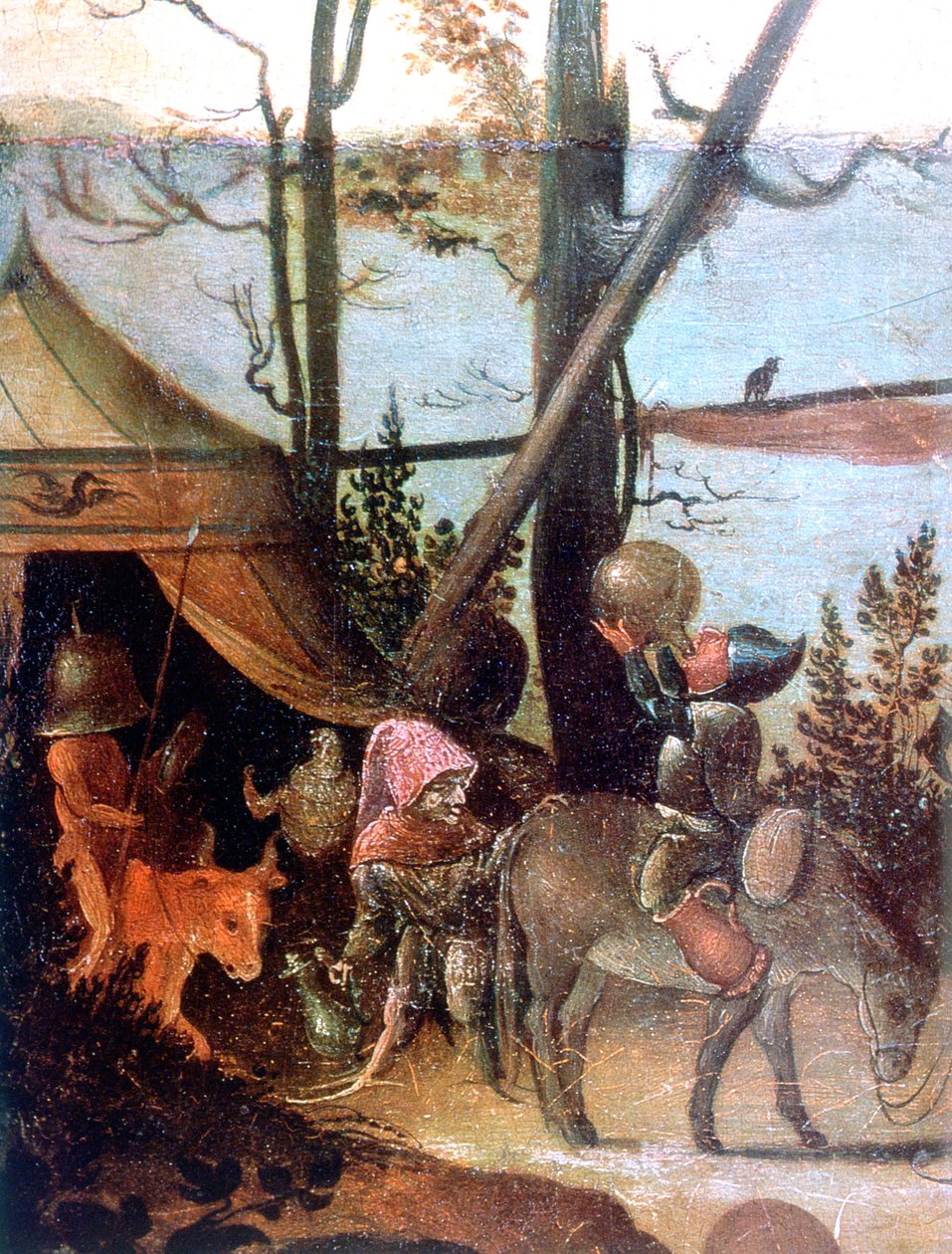 Scène de paysage, légende de Saint Christophe - Jan Mandyn